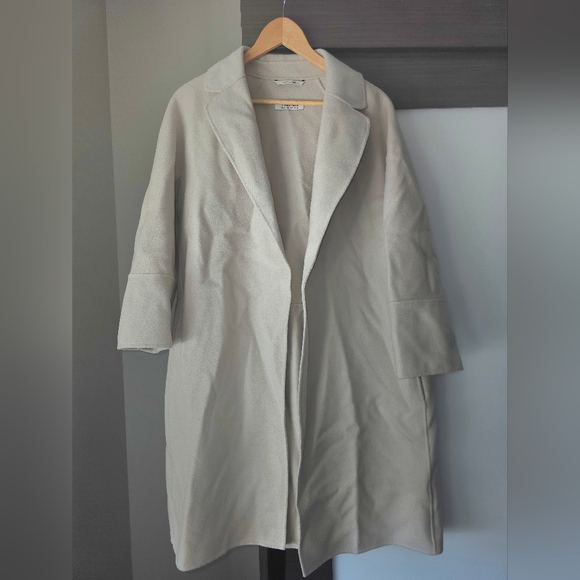 MAX MARA NEW WOOL COAT WRAP SZ 12 US - Picture 3 of 9